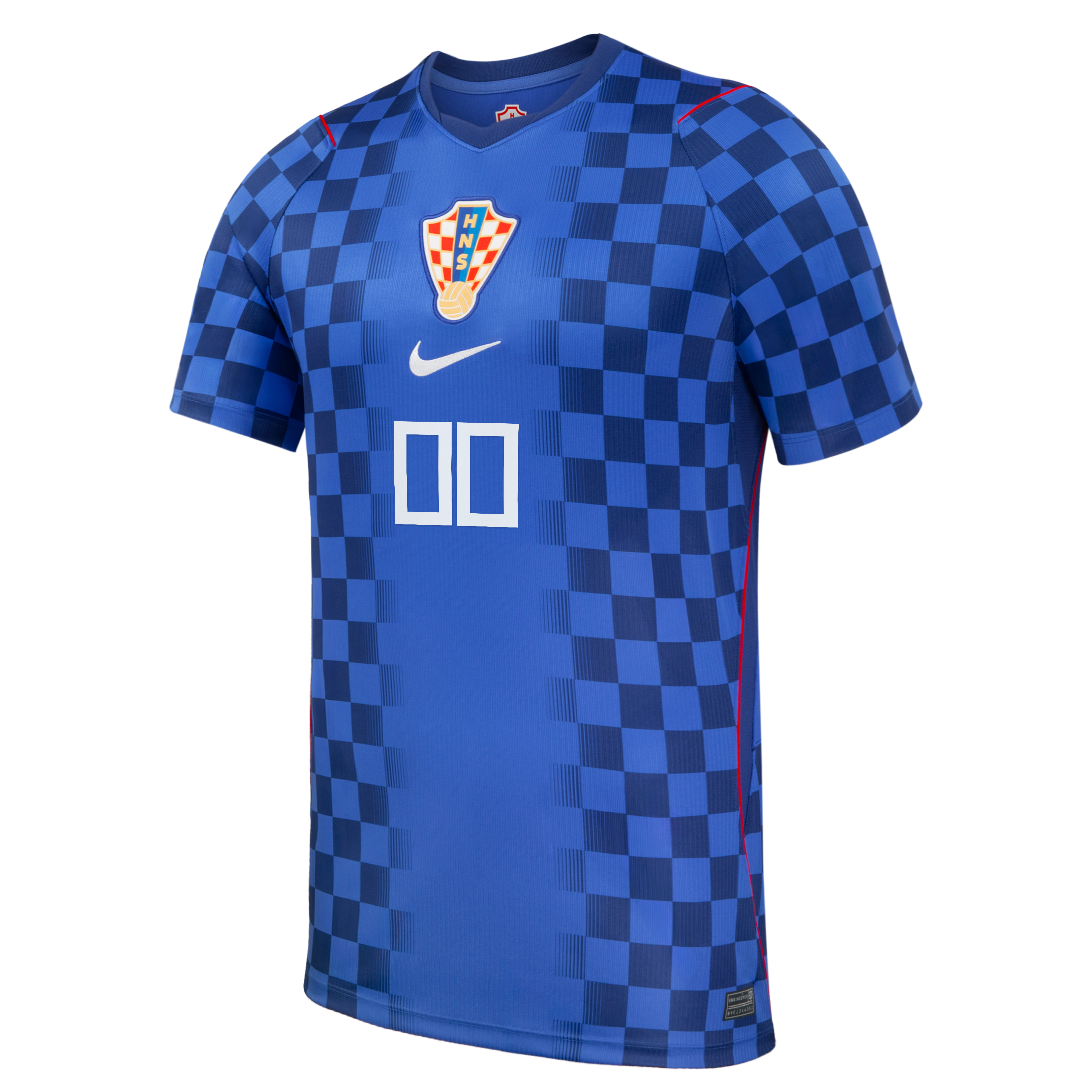 Nike Men's Croatia National Team 2026 Away Stadium Custom Jersey (Navy)