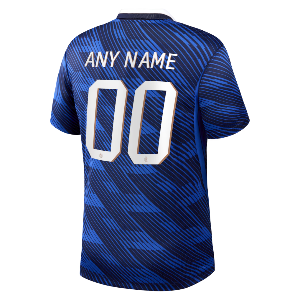 Nike Men's France National Team 2026 Home Stadium Custom Jersey (Blue)