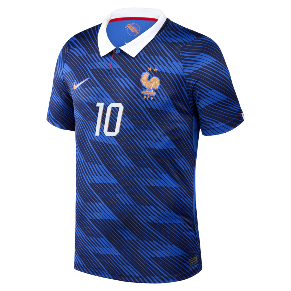 Nike Men's France National Team 2026 Home Stadium Jersey - Kylian Mbappé #10 (Blue)