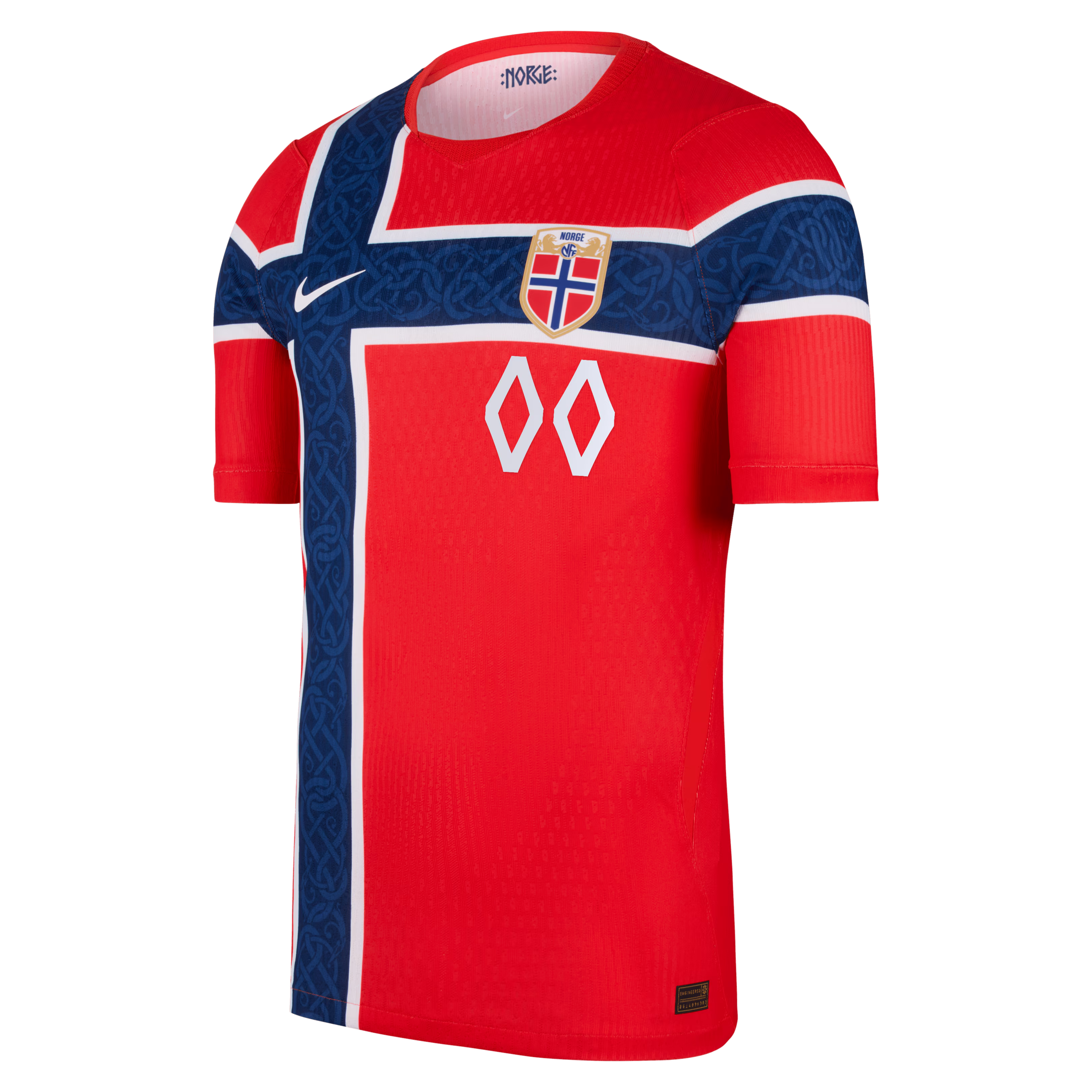 Nike Men's Norway National Team 2026 Home Match Custom Jersey (Red)