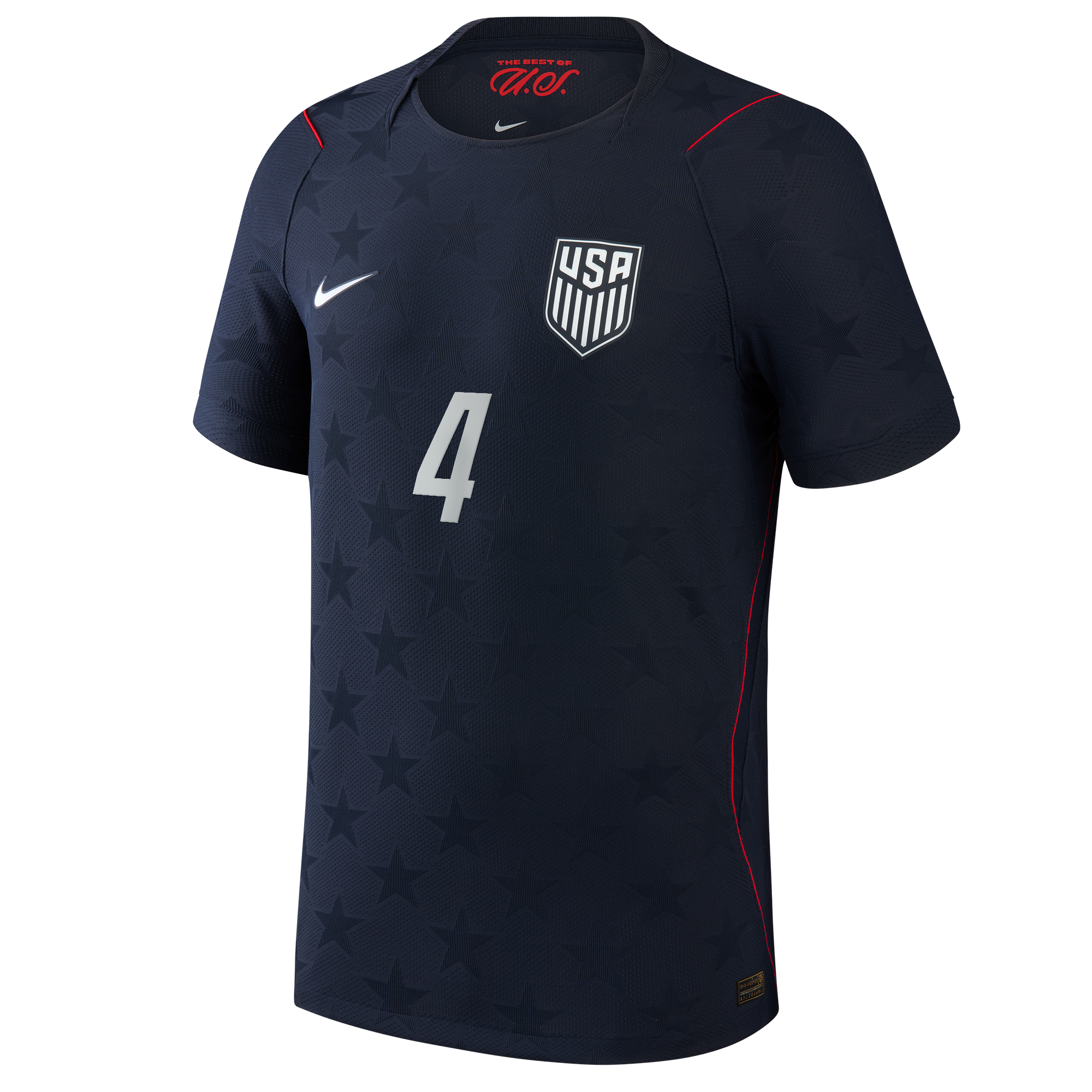 Nike Men's USMNT 2026 Away Match Authentic Jersey - Tyler Adams #4 (Obsidian Blue)