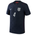 Nike Men's USMNT 2026 Away Match Authentic Jersey - Tyler Adams #4 (Obsidian Blue)