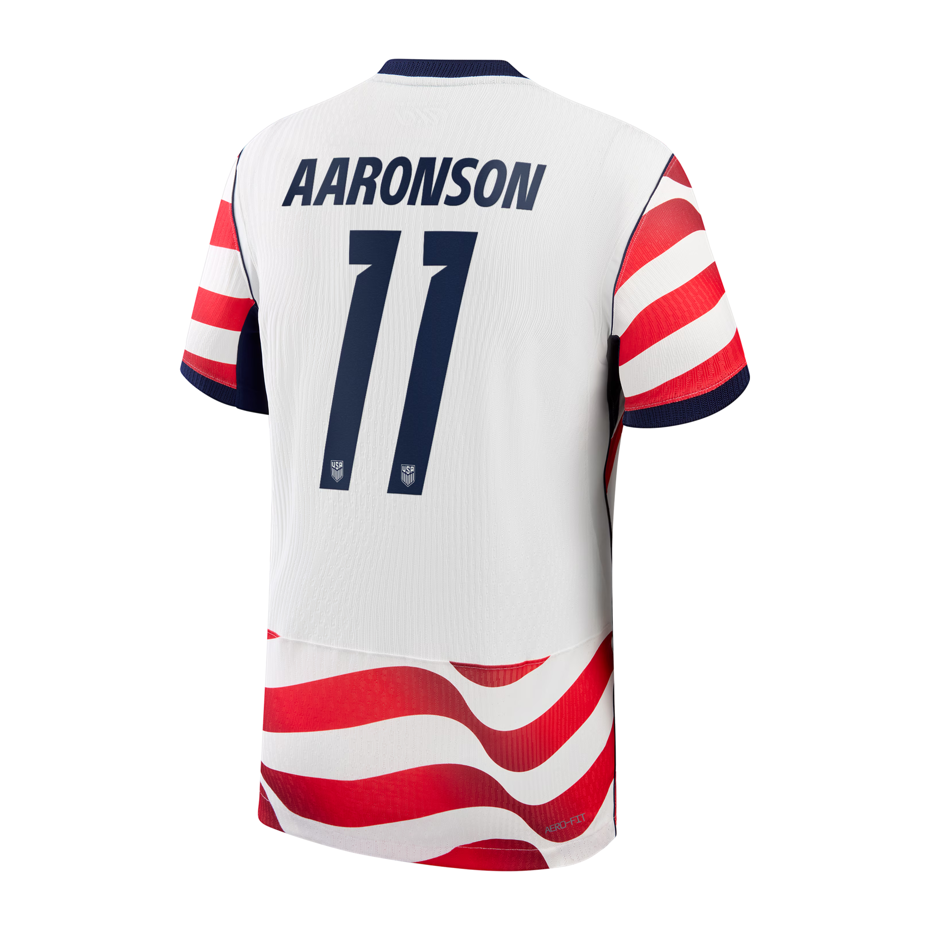 Nike Men's USMNT 2026 Home Match Authentic Jersey - Brenden Aaronson #11 (White)