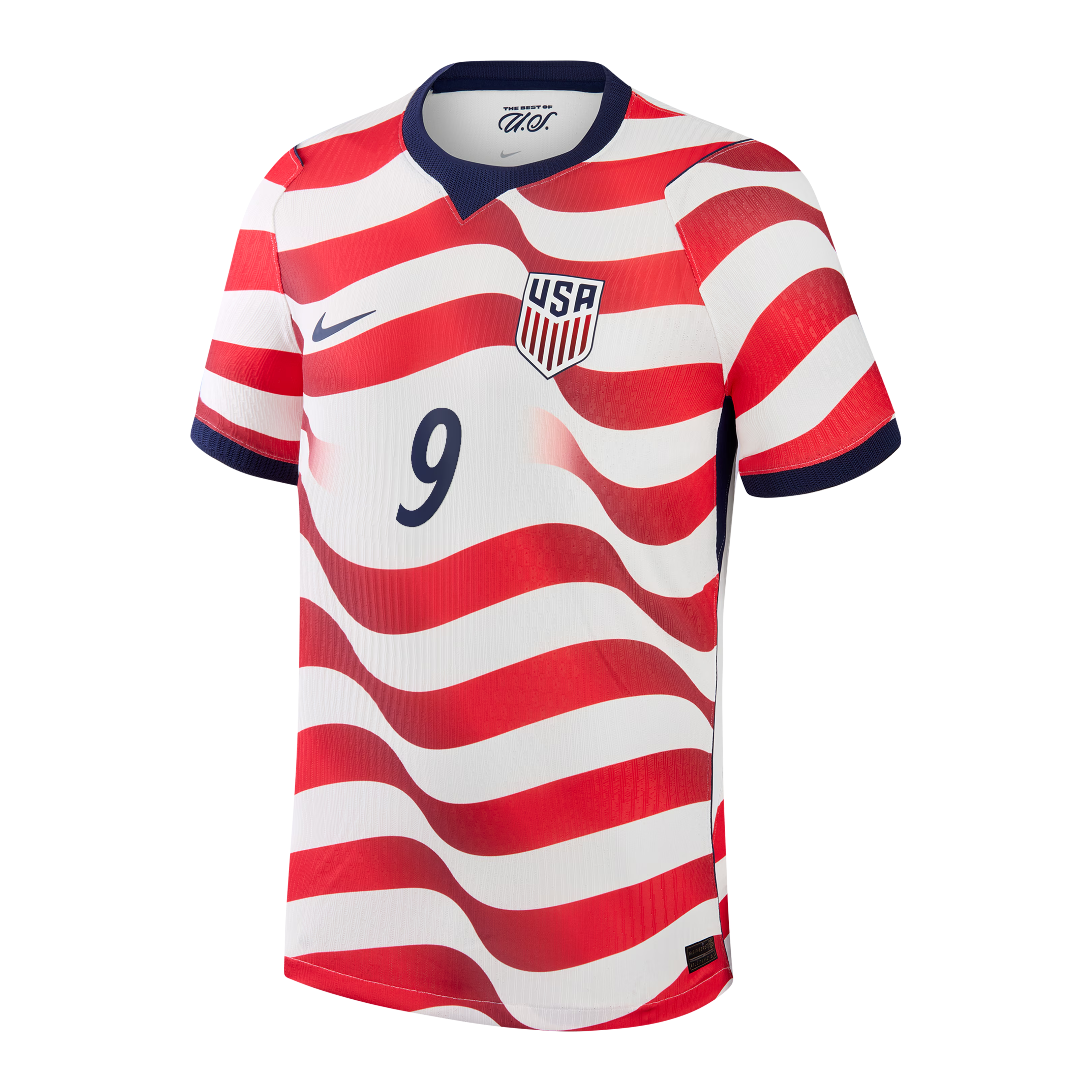 Nike Men's USMNT 2026 Home Match Authentic Jersey - Ricardo Pepi #9 (White)