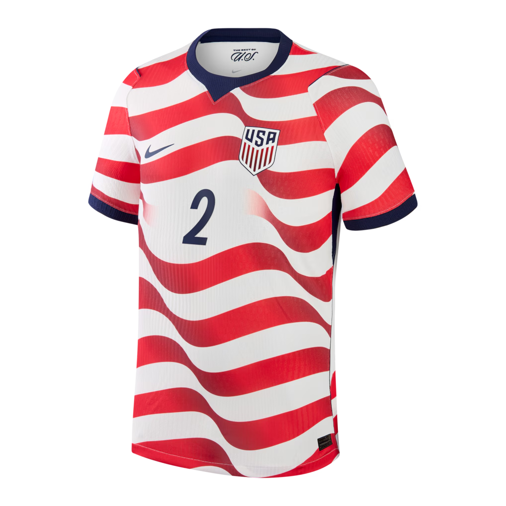 Nike Men's USMNT 2026 Home Match Authentic Jersey - Sergiño Dest #2 (White)