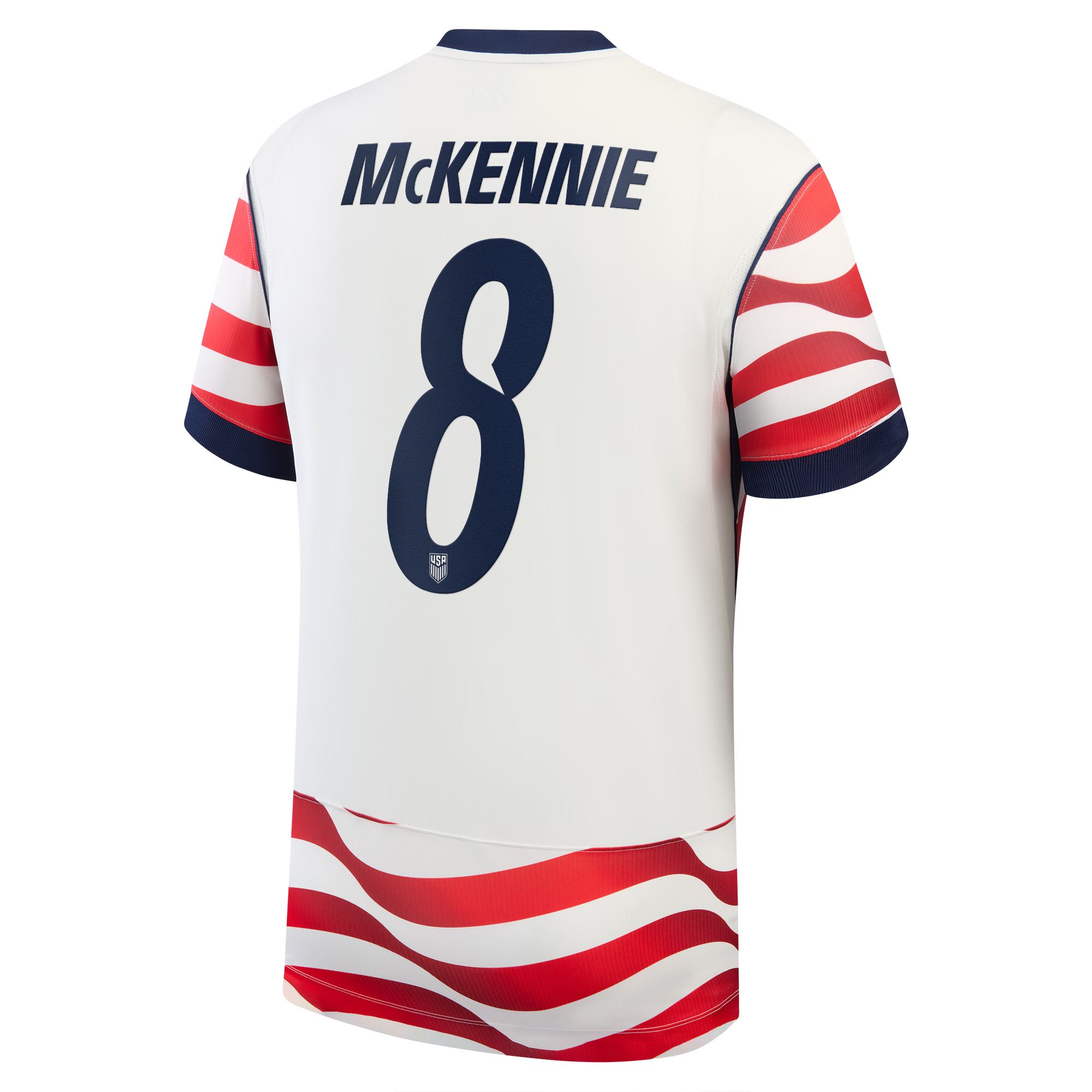 Nike Men's USMNT 2026 Home Stadium Jersey - Weston McKennie #8 (White)