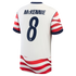 Nike Men's USMNT 2026 Home Stadium Jersey - Weston McKennie #8 (White)