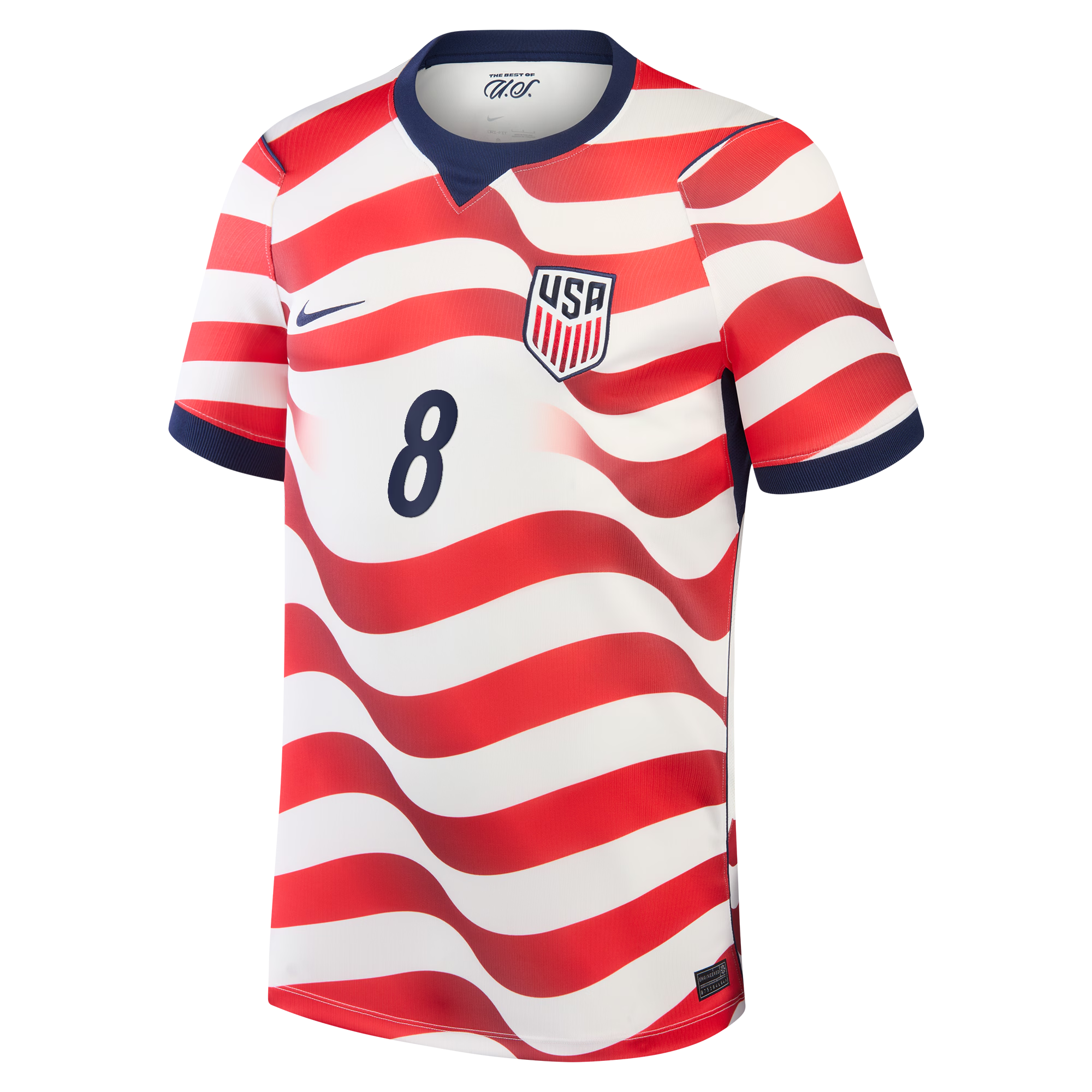 Nike Men's USMNT 2026 Home Stadium Jersey - Weston McKennie #8 (White)