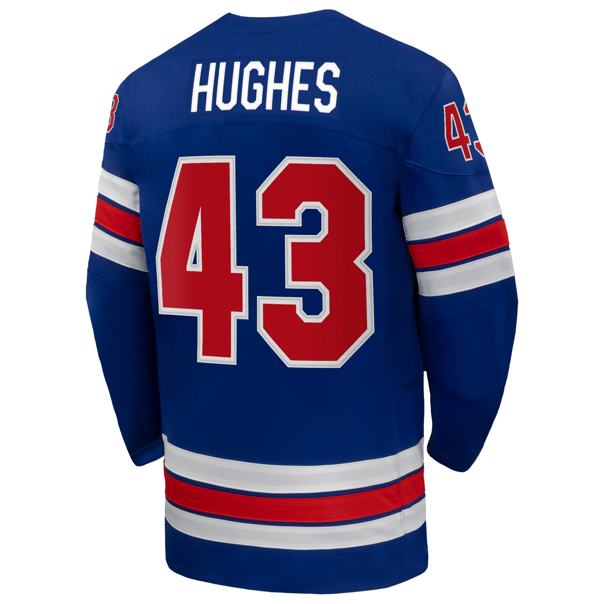 Nike Quinn Hughes #43 USA Hockey 2026 Home Jersey - Royal Blue - Jersey Teams World