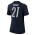 Nike Women's USMNT 2026 Away Match Authentic Jersey - Timothy Weah #21 (Obsidian Blue)