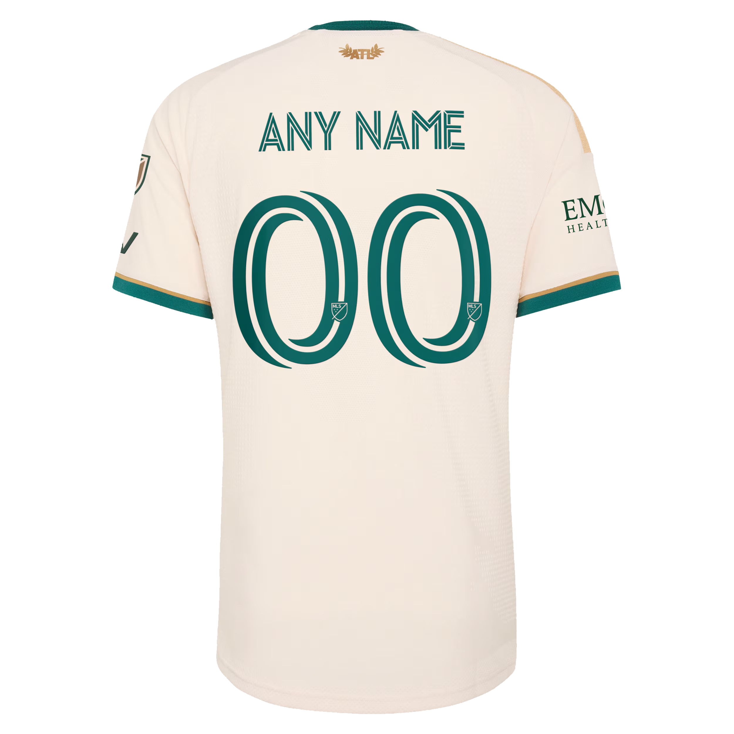 Official adidas Atlanta United FC 2026 Spirit Of '96 On-Field Patch Custom Jersey - Tan - Jersey Teams World