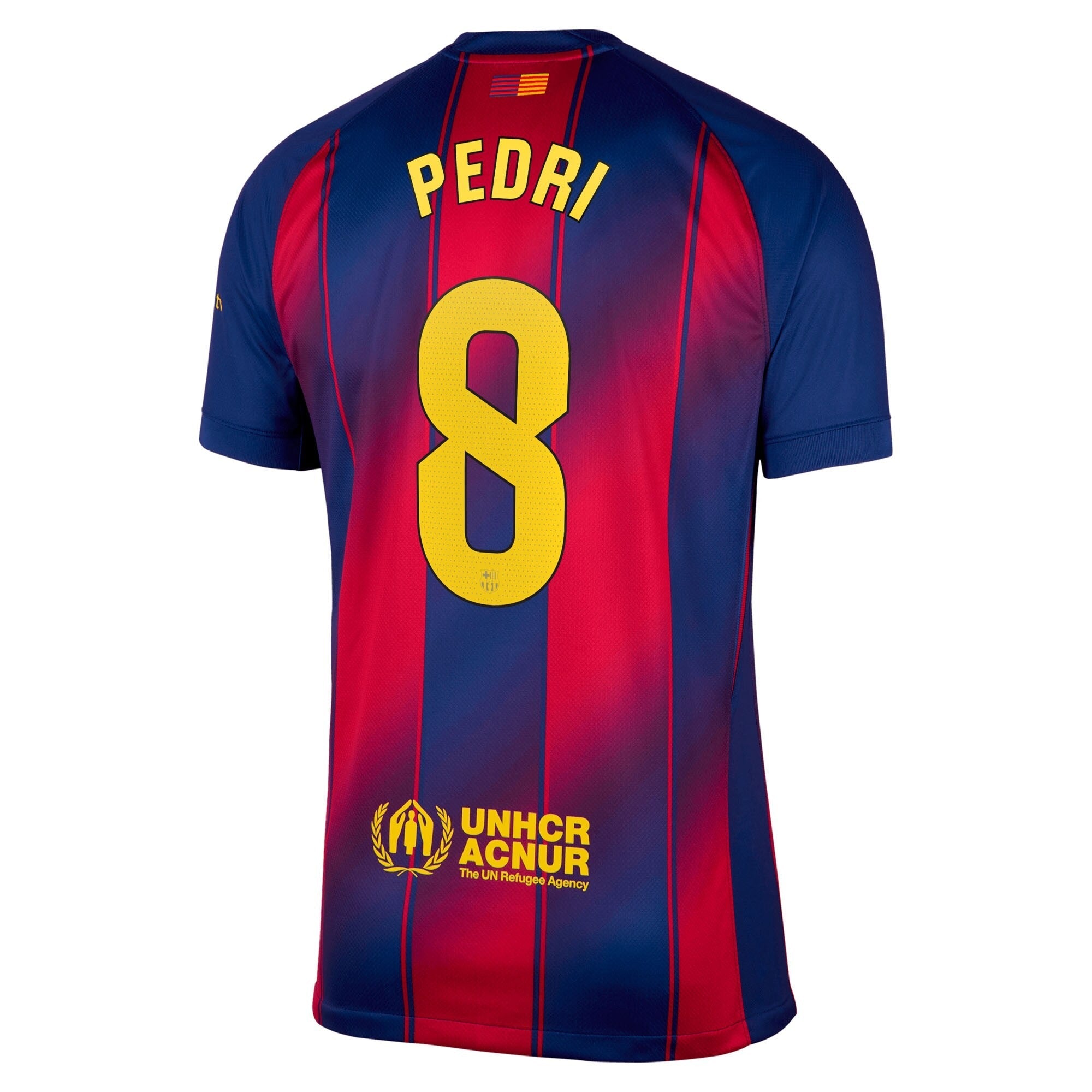 Pedri 8 Barcelona Nike 2025/26 Home Jersey - Navy - Jersey Teams World