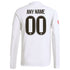 Real Madrid adidas 2025/26 Home Long Sleeve Custom Jersey - White