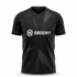 Sboort Black Geometric Performance Soccer Jersey – 2026 Edition – Men’s Athletic Fit