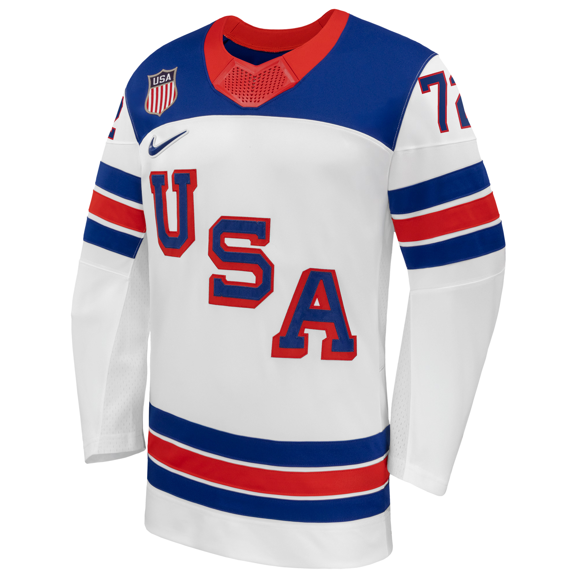 Tage Thompson #72 USA Hockey 2026 Away Jersey - Nike White - Jersey Teams World