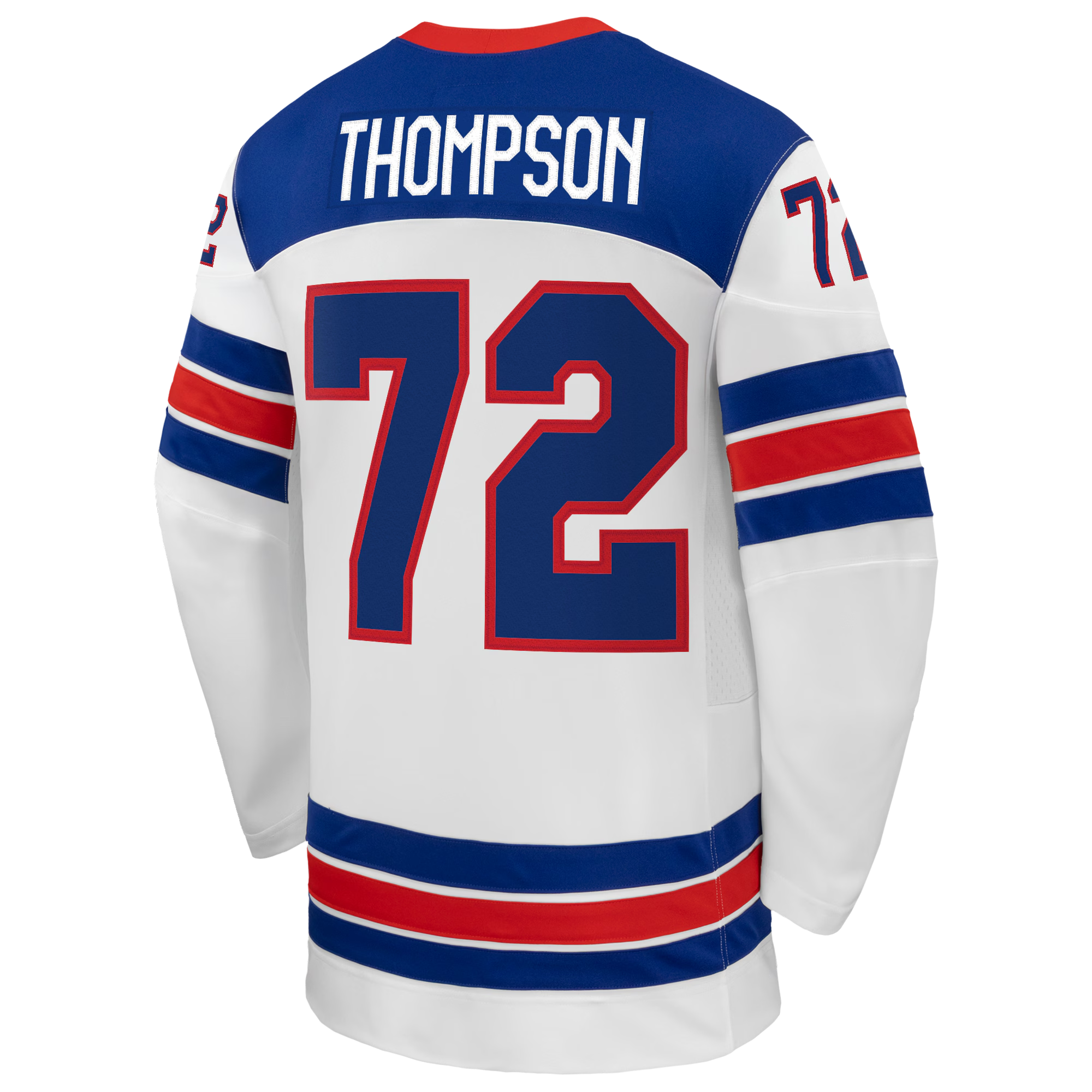 Tage Thompson #72 USA Hockey 2026 Away Jersey - Nike White - Jersey Teams World