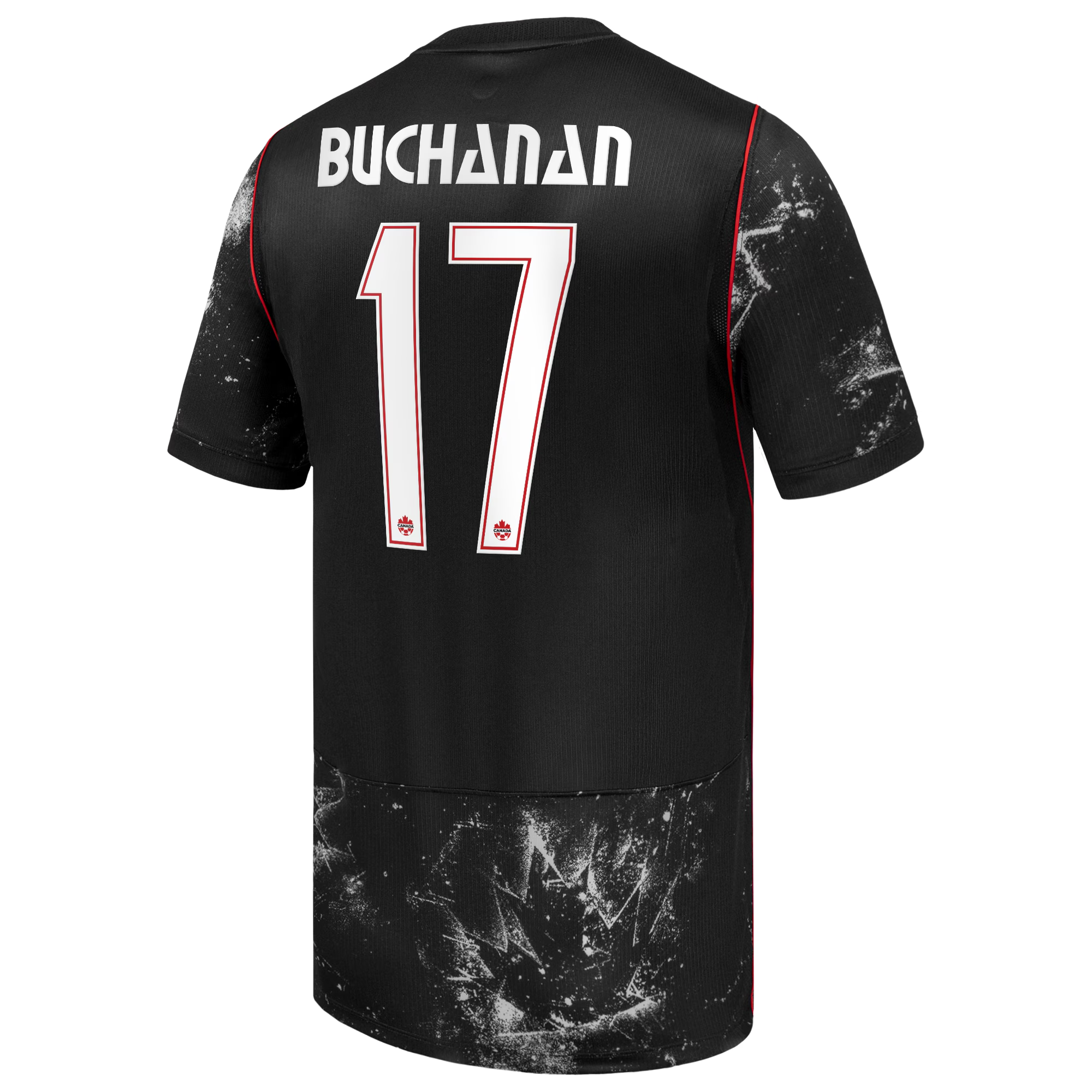 Tajon Buchanan Canada Soccer Nike 2026 Away Match Authentic Jersey - Black - Jersey Teams World