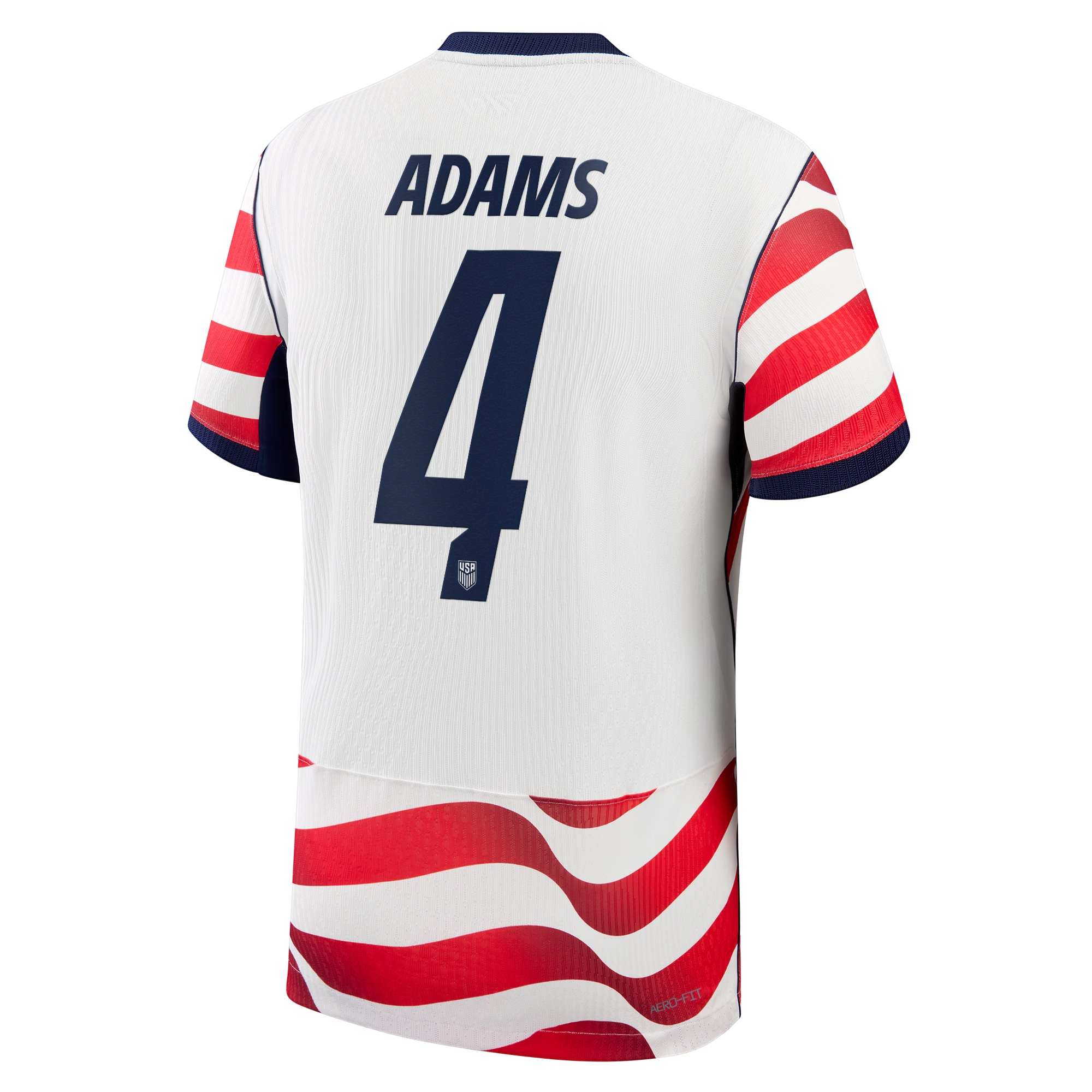 Tyler Adams USMNT 2026 Home Match Jersey White | Nike USA Soccer Jersey - Jersey Teams World