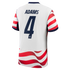 Tyler Adams USMNT 2026 Home Match Jersey White | Nike USA Soccer Jersey - Jersey Teams World