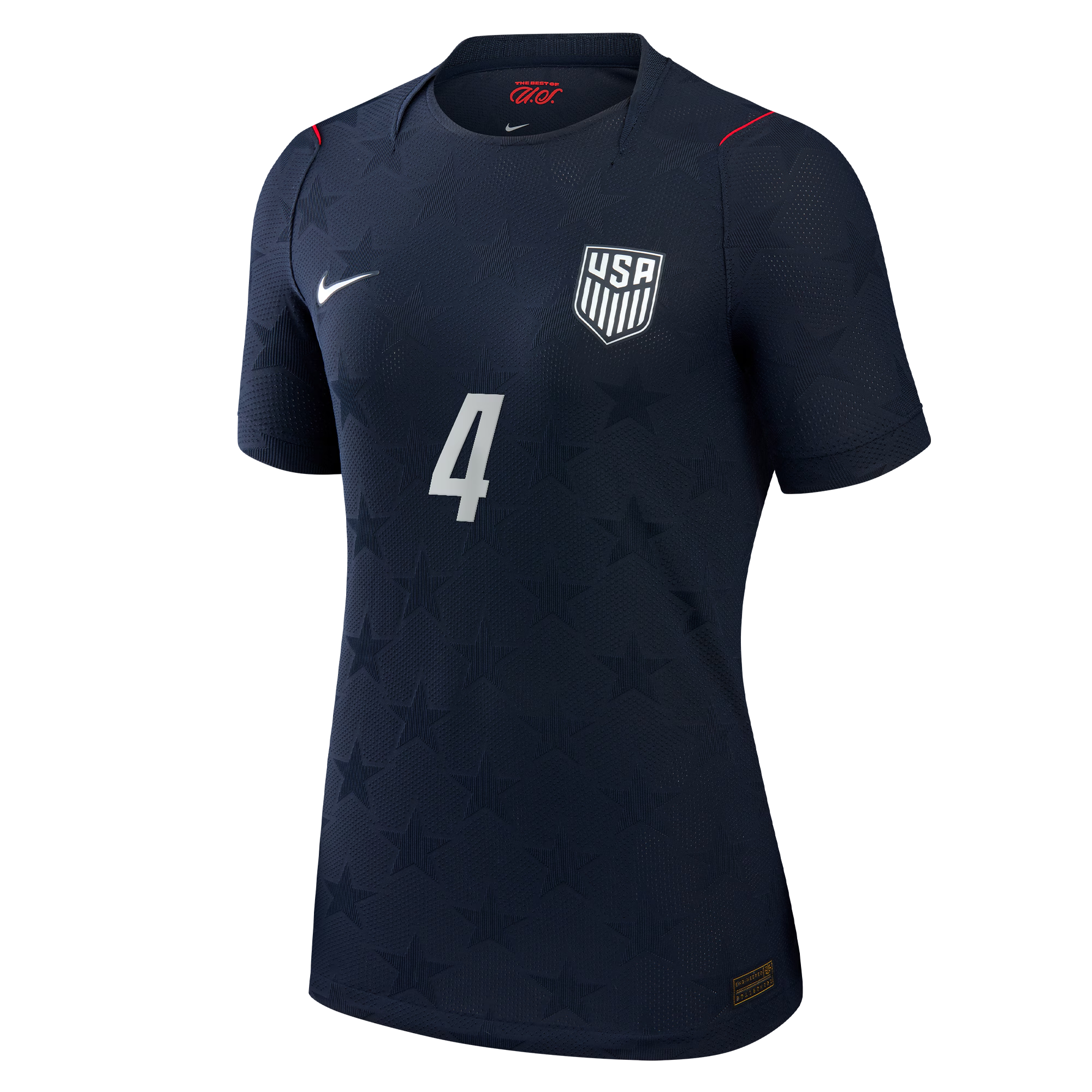 Women's USMNT 2026 Away Match Authentic Jersey - Tyler Adams #4 (Obsidian Blue)