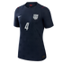 Women's USMNT 2026 Away Match Authentic Jersey - Tyler Adams #4 (Obsidian Blue)