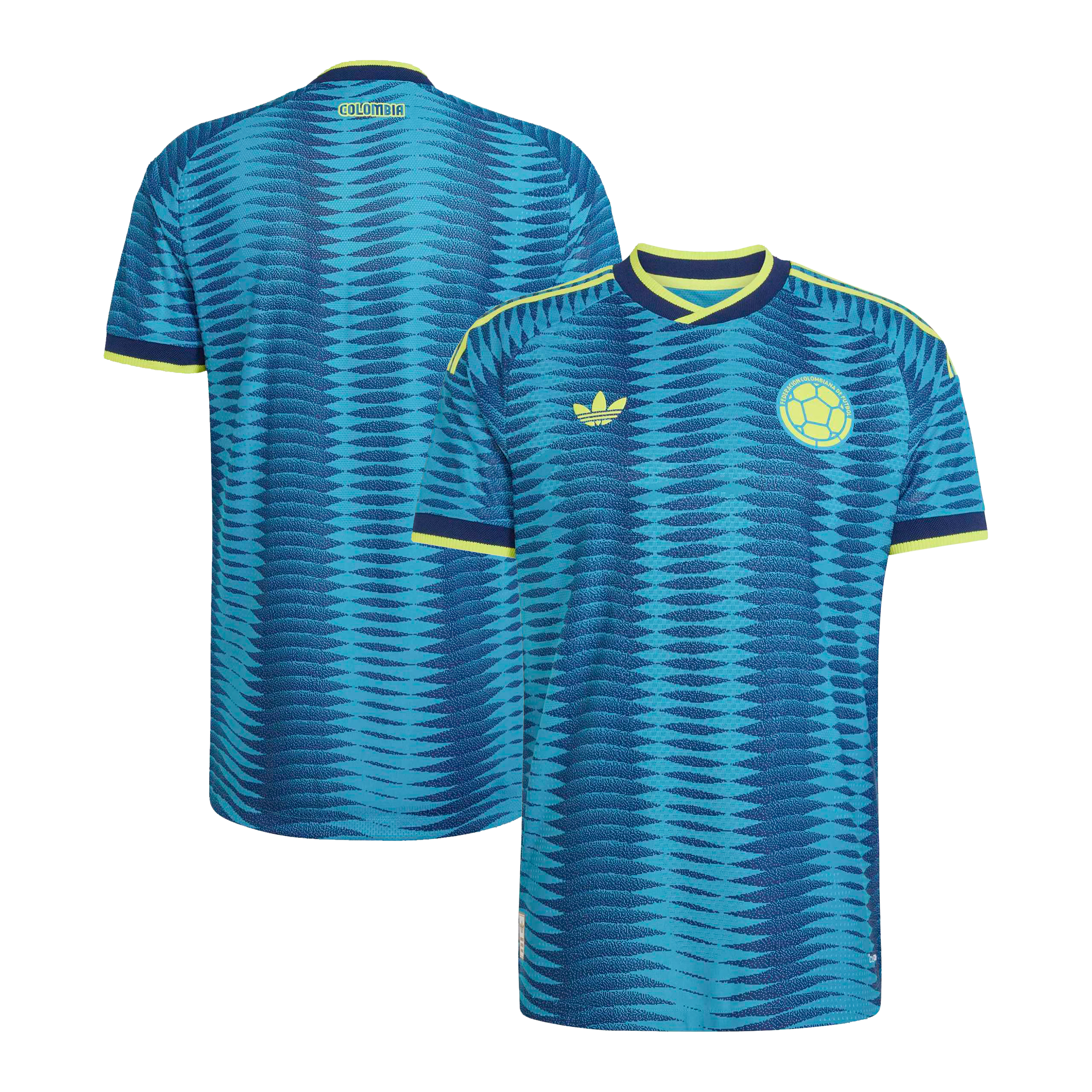 adidas Colombia National Team 2026 Away Jersey - Turquoise - Jersey Teams World