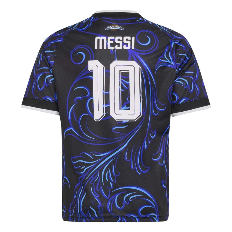 adidas Men's Argentina National Team 2026 Away Jersey - Lionel Messi #10 (Black)