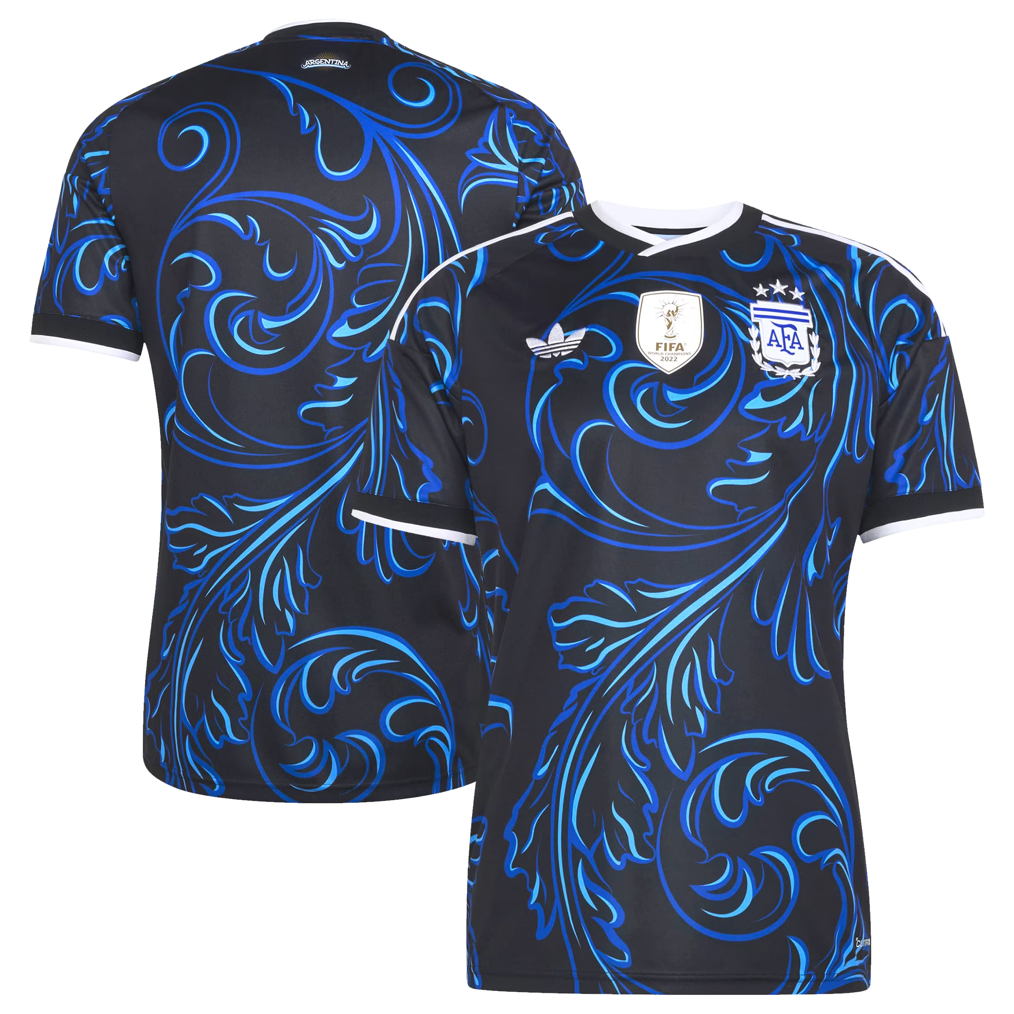 adidas Men's Argentina National Team 2026 Away Jersey (Black)