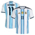 adidas Men's Argentina National Team 2026 Home Authentic Jersey - Angel Di Maria #11 (White/Light Blue)