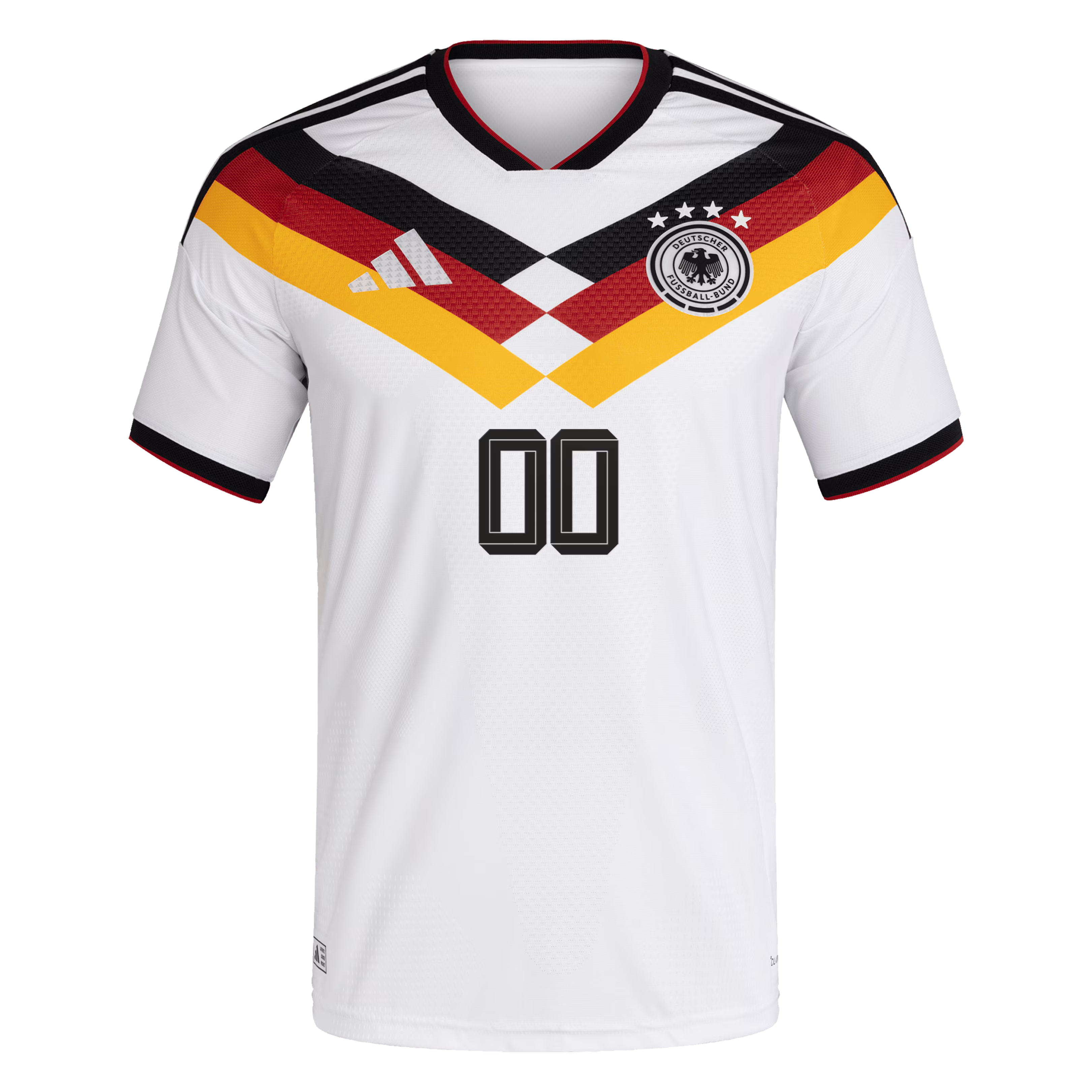 adidas Men's Germany National Team 2026 Home Custom Jersey (White)