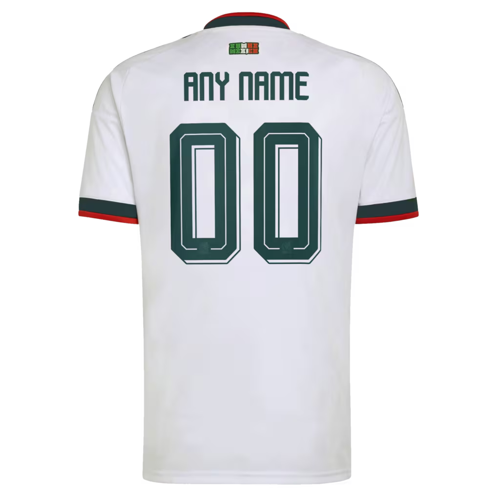 adidas Men's Mexico National Team 2026 Away Custom Jersey (White)