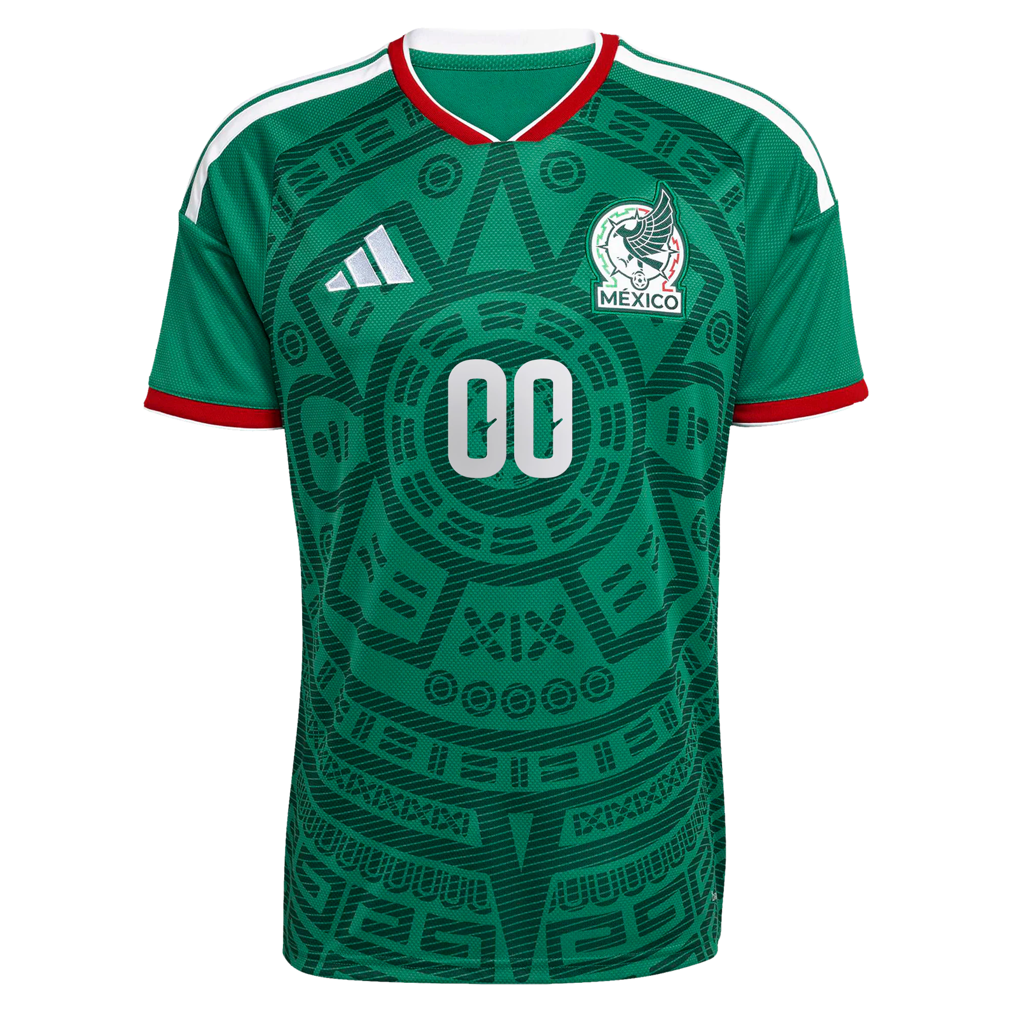 adidas Men's Mexico National Team 2026 Home Custom Jersey (Green)