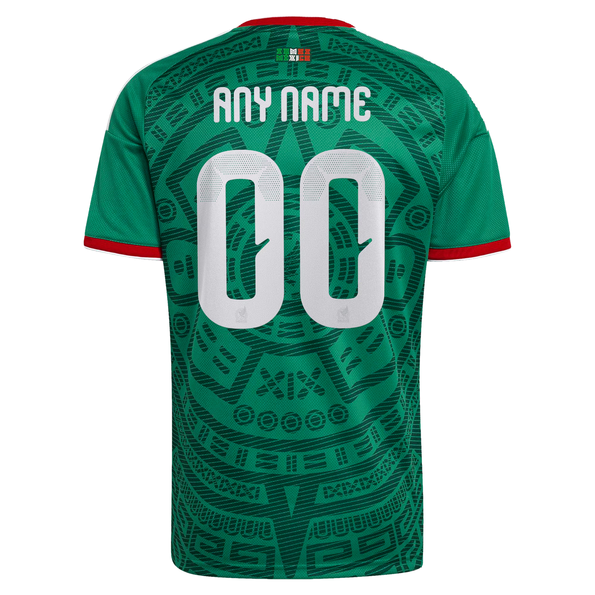 adidas Men's Mexico National Team 2026 Home Custom Jersey (Green)