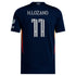 Adidas Hirving Lozano San Diego FC jersey in navy blue with number 11 and MLS logo on back