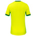 Back view of Nike Washington Spirit 2025 Shockwave Kit yellow soccer jersey with green accents