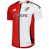 adidas River Plate 2024 third jersey in red and white with club logo and sponsor branding